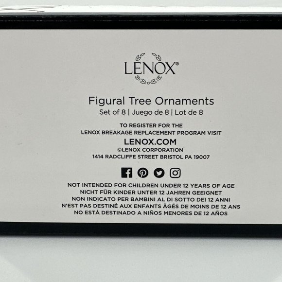 Lenox Figural Tree Ornaments Set of 8 Mini Trick Or Treat Halloween Discontinued - Picture 10 of 11